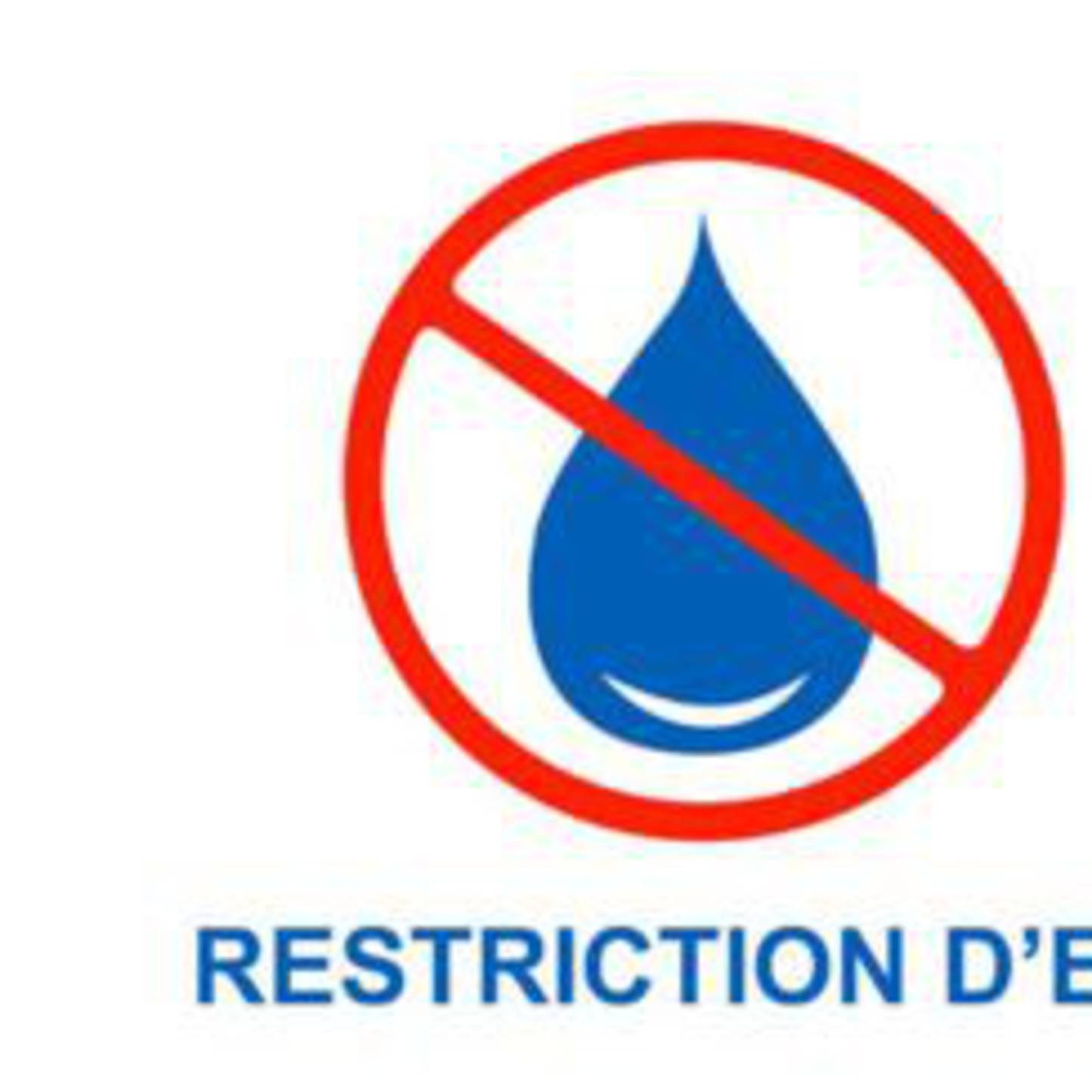 Restriction d'eau - Vermes