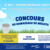 31 mai : journée mondiale sans tabac - concours ramassage de mégots