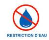 Restriction d'eau