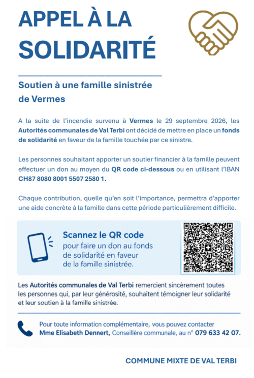 appel à la solidarité